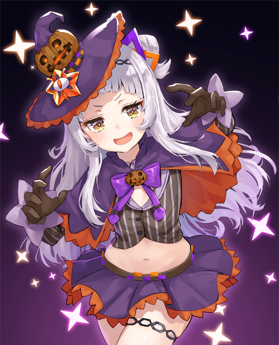 This is a pixiv picture whose title is ハロウィンカラーシオンちゃん.