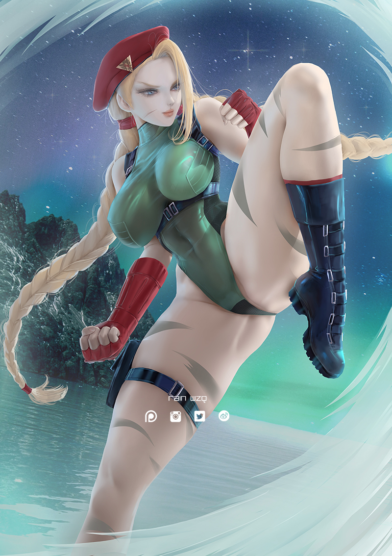 This is a pixiv picture whose title is Street fighter Cammy/キャミィ/嘉米.