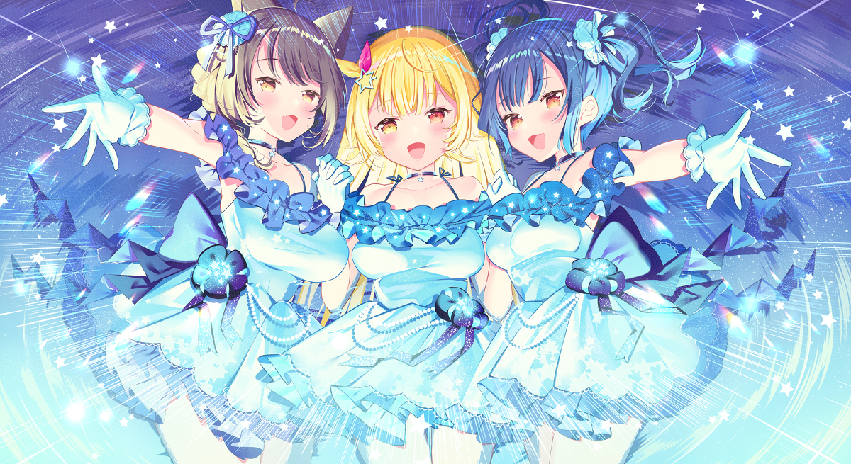 This is a pixiv picture whose title is 織姫星1周年.