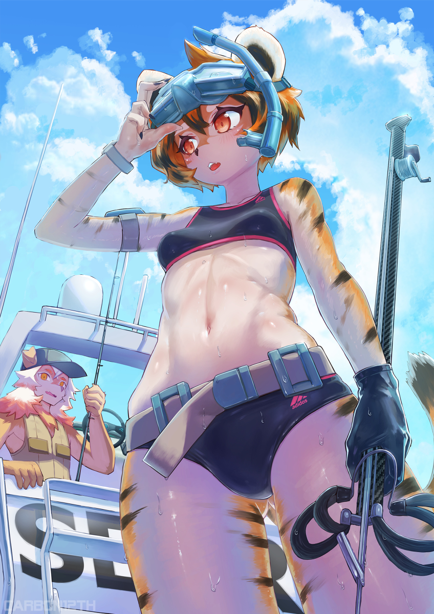 This is a pixiv picture whose title is Summer Arknights.