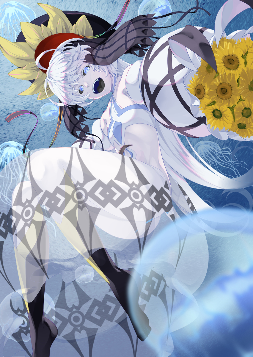 This is a pixiv picture whose title is クラゲの精.