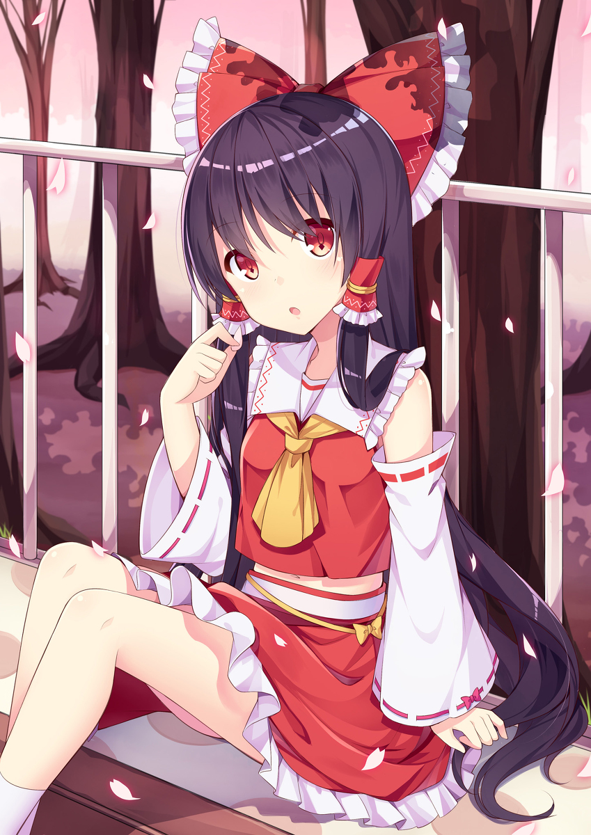 This is a pixiv picture whose title is 霊夢ちゃん.