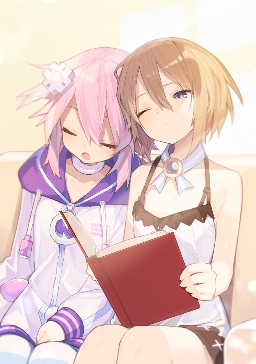 This is a pixiv picture whose title is ネプブラ.