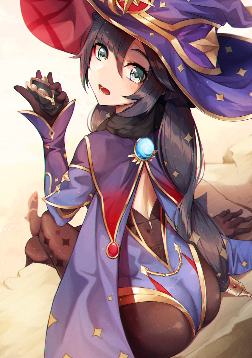This is a pixiv picture whose title is 原神 モナ.