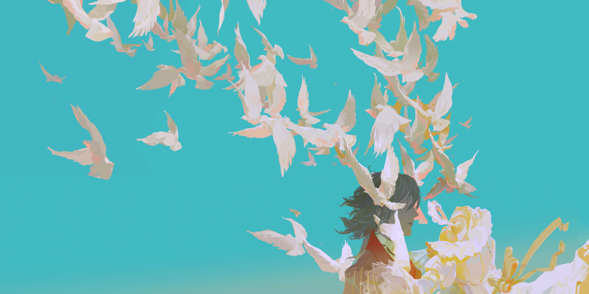 This is a pixiv picture whose title is 終わりの朝.