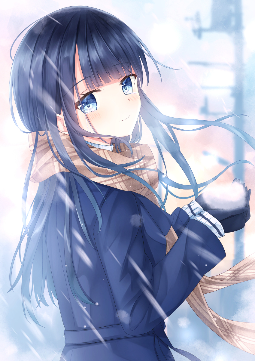 This is a pixiv picture whose title is winter.