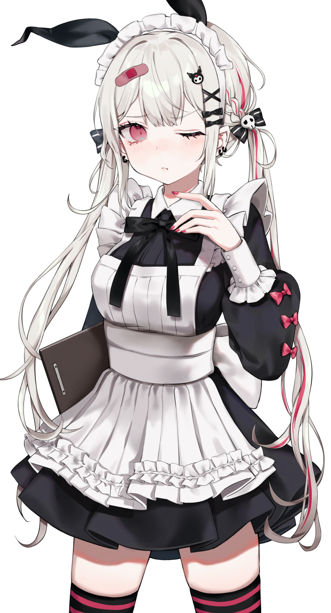 This is a pixiv picture whose title is メイド.