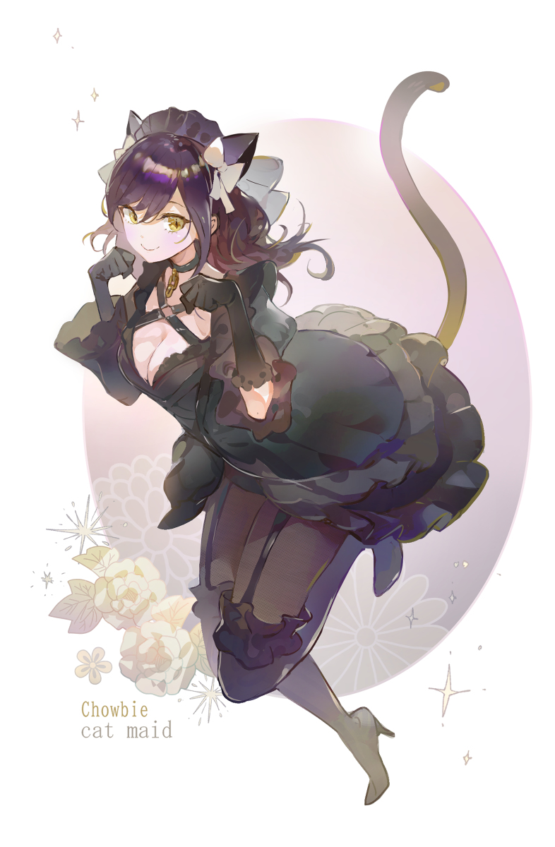This is a pixiv picture whose title is Chowbie・猫メイド.
