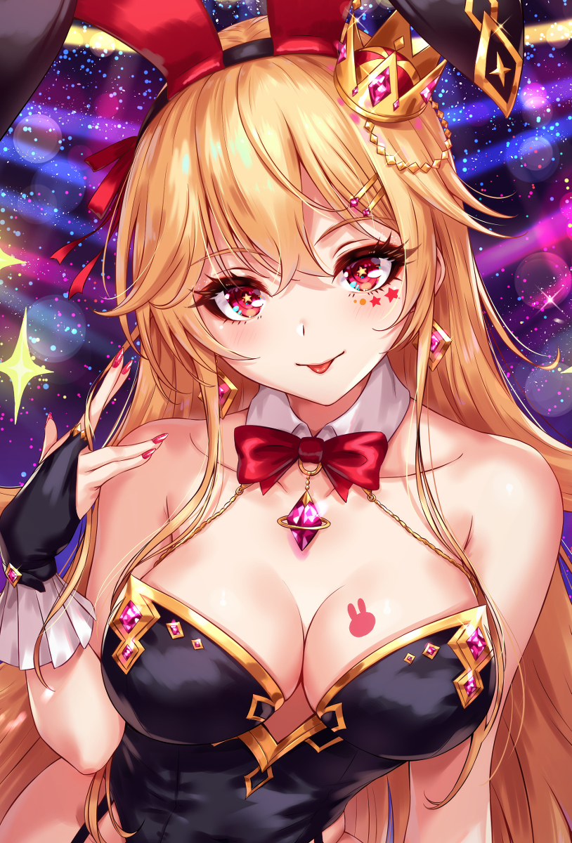 This is a pixiv picture whose title is くろバニー🐰.