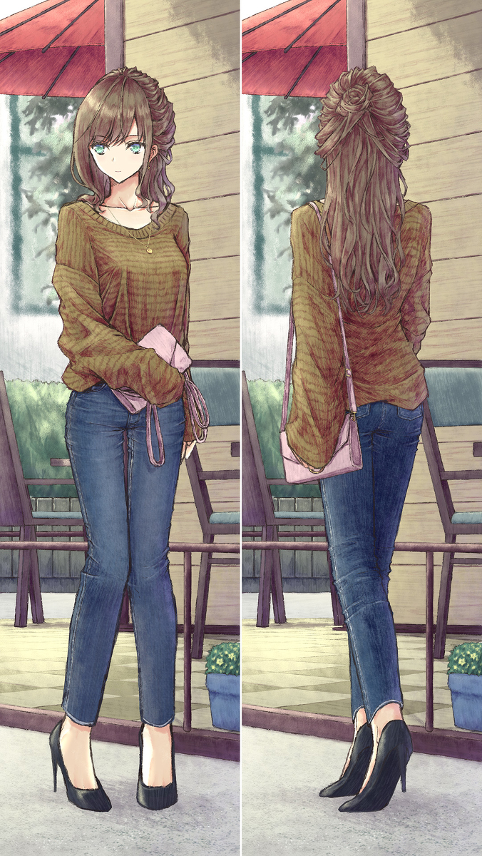 This is a pixiv picture whose title is デニムコーデ.