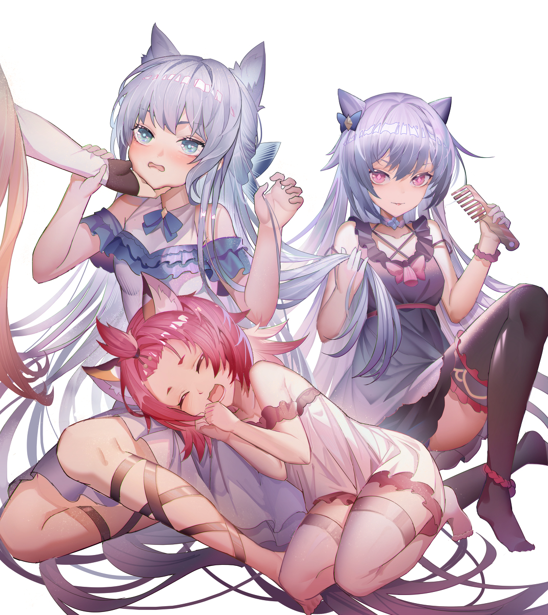 This is a pixiv picture whose title is 揉揉迷迭香小脸~.