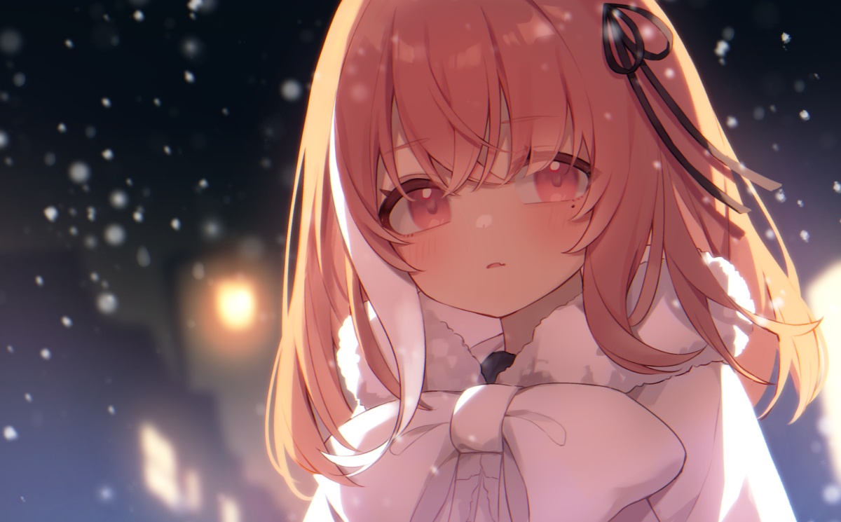 This is a pixiv picture whose title is 冬笹.