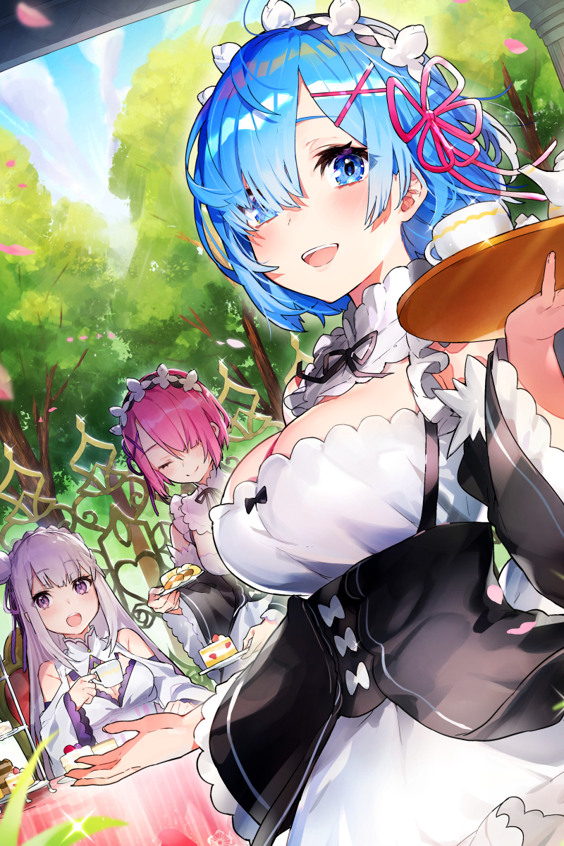 This is a pixiv picture whose title is Re:ゼロから始める異世界生活.