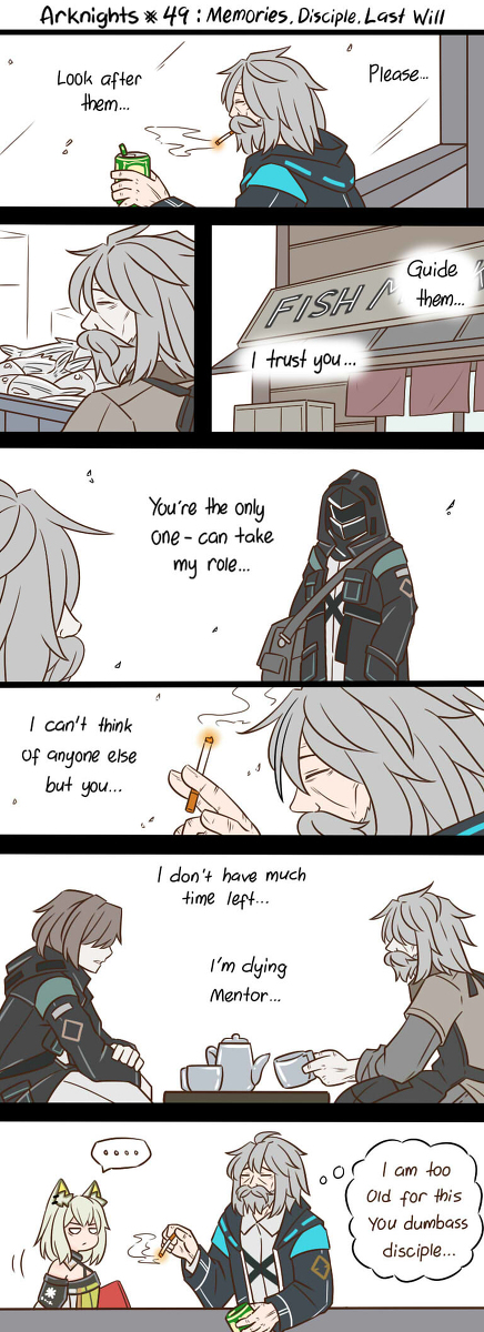 This is a pixiv picture whose title is Arknights #49.