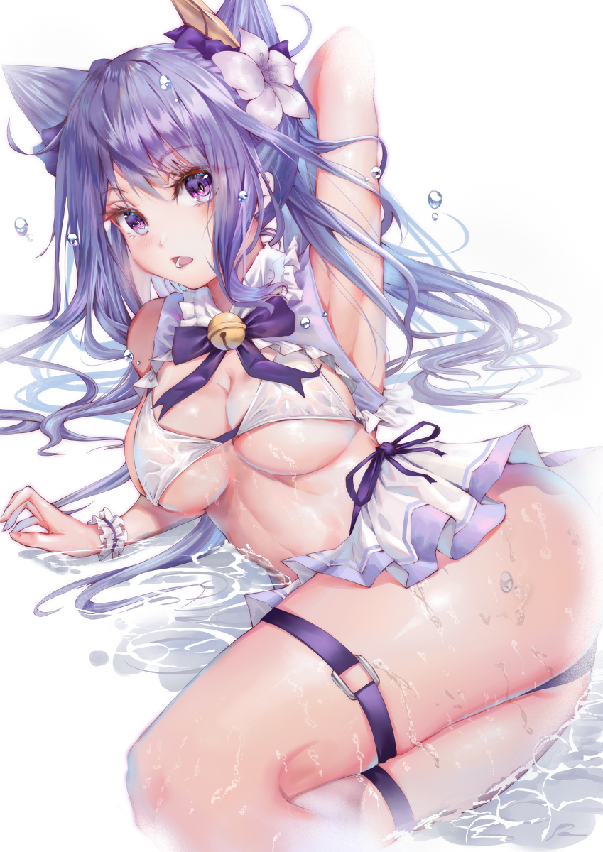 This is a pixiv picture whose title is 泳装套.
