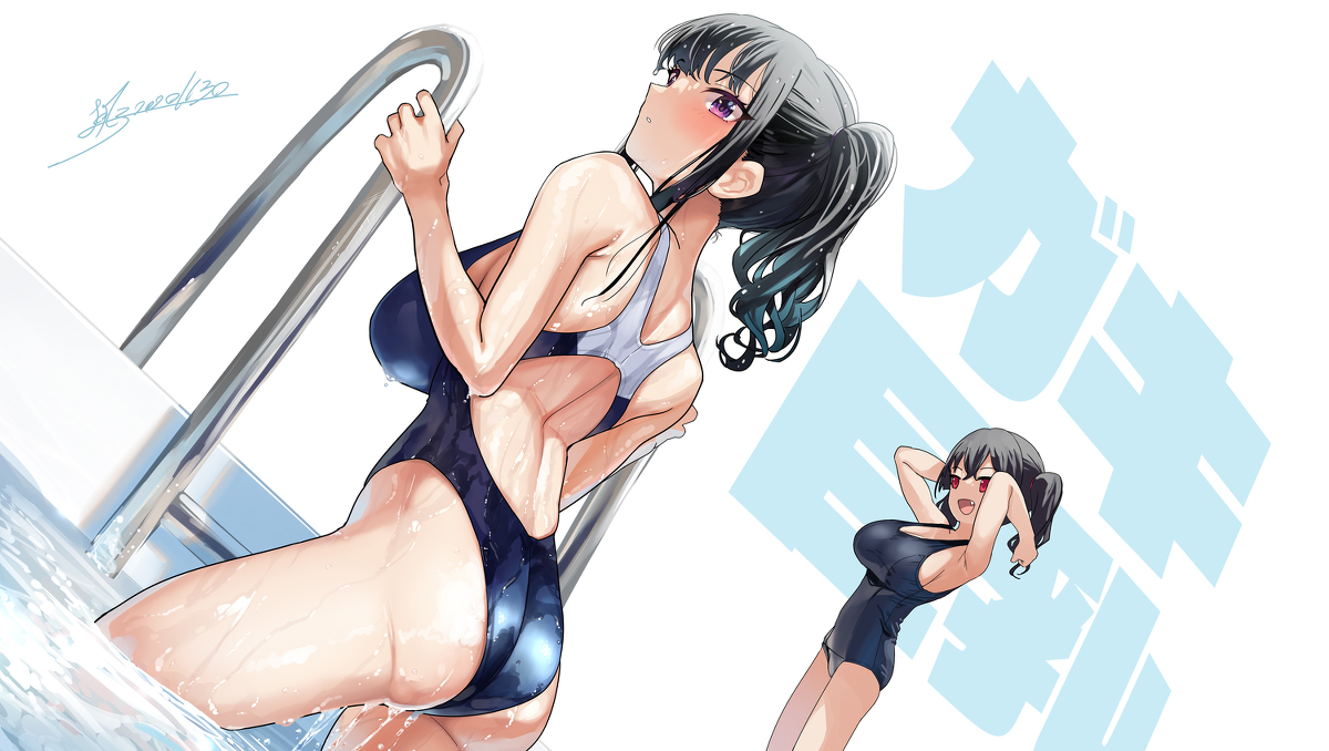 This is a pixiv picture whose title is ガキ巨乳（の姉）💢24.