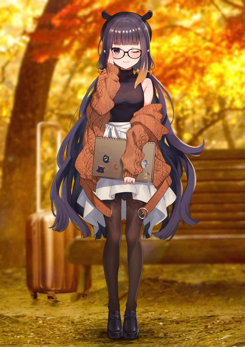 This is a pixiv picture whose title is 秋のイナちゃん.