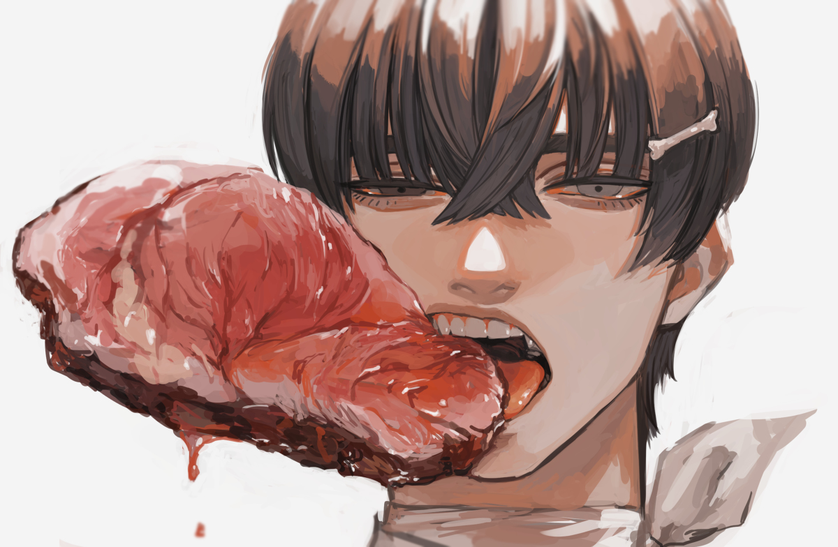 This is a pixiv picture whose title is いい肉の日でした。.