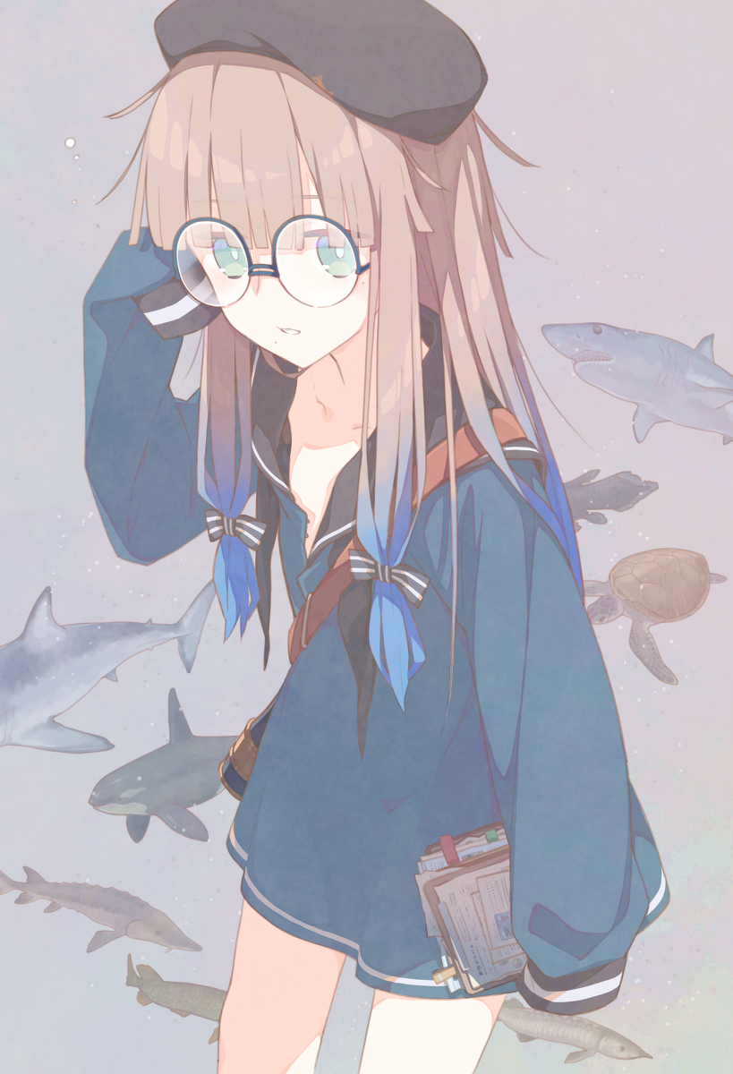 This is a pixiv picture whose title is ネモ・プロフェッサー（寝起き）.