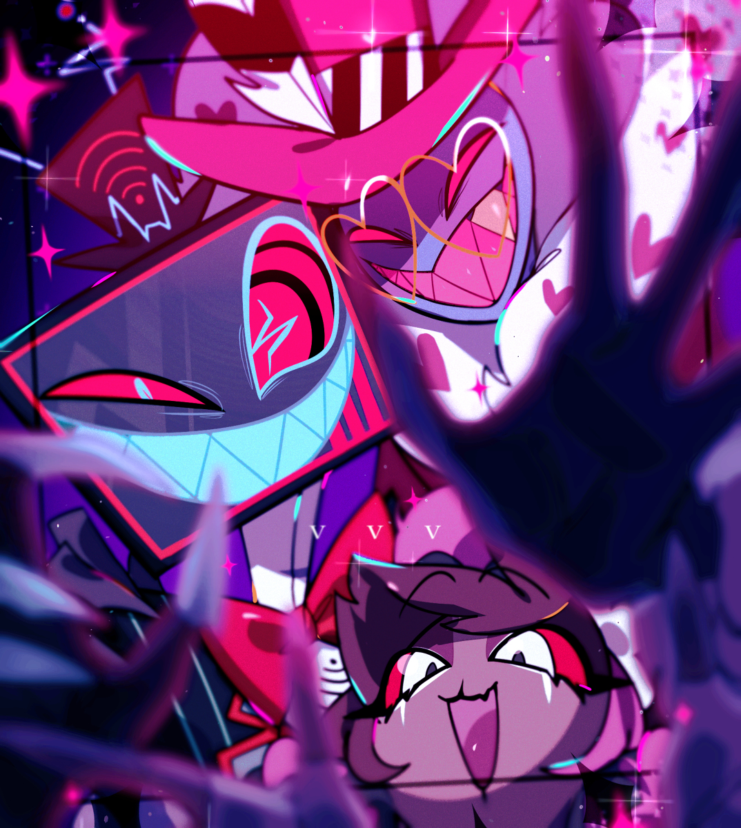 This is a pixiv picture whose title is ハズビンまとめ13.
