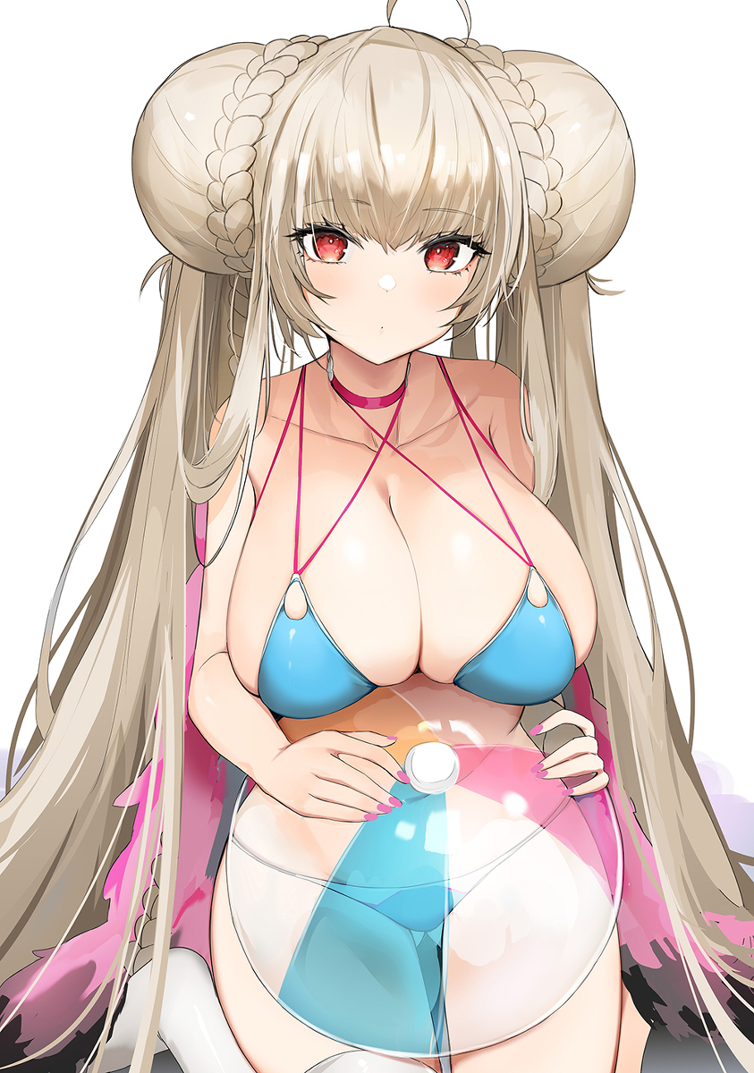 This is a pixiv picture whose title is 水着フォーミダブル.