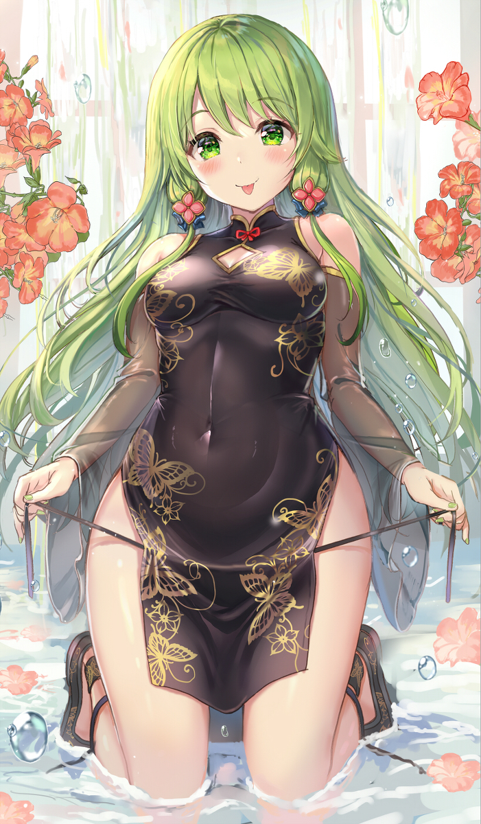 This is a pixiv picture whose title is チャイナかざちゃん.