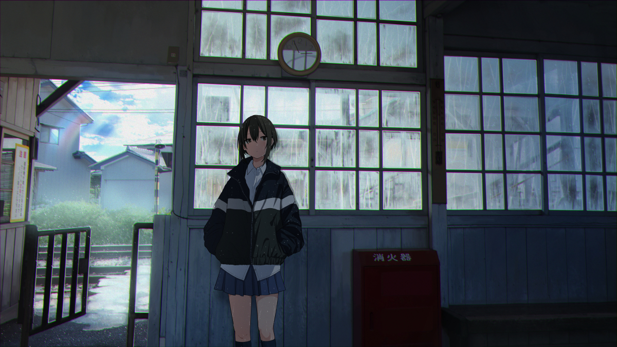This is a pixiv picture whose title is 「人生進行形」.