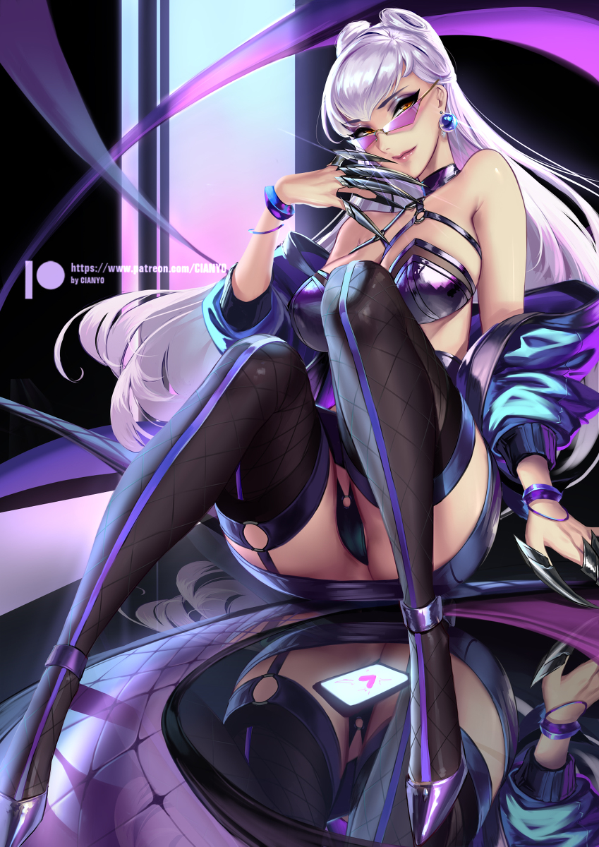 This is a pixiv picture whose title is KDA evelynn 2020 <3.