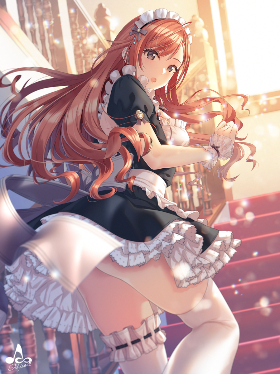 This is a pixiv picture whose title is メイドインナツハ.