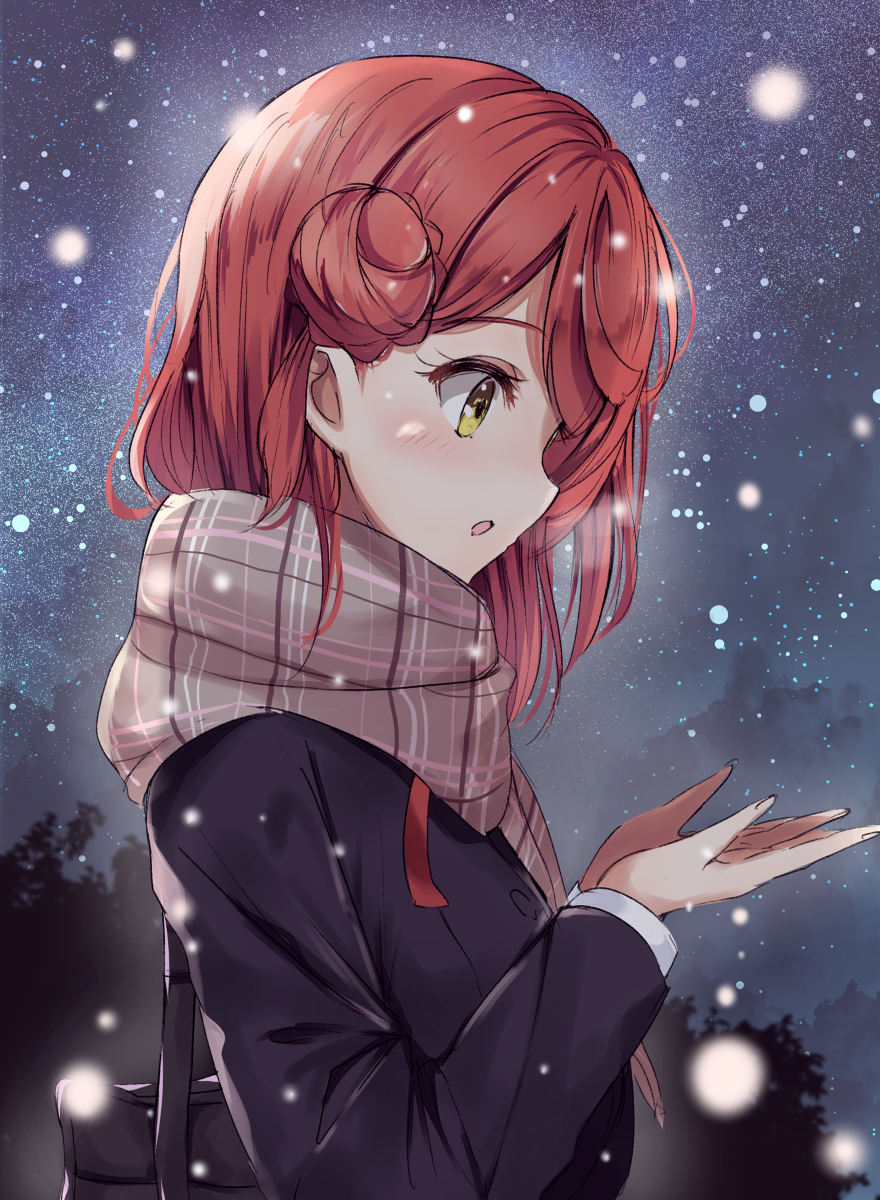 This is a pixiv picture whose title is 冬ぽむ.