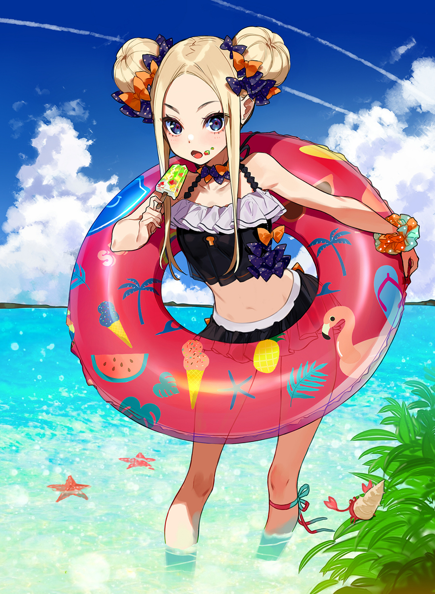 This is a pixiv picture whose title is 水着アビーちゃん.