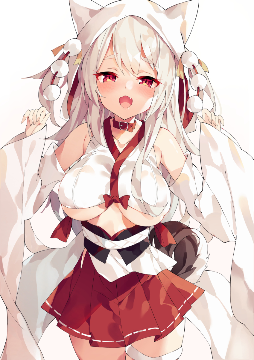 This is a pixiv picture whose title is わんわんおっぱい.