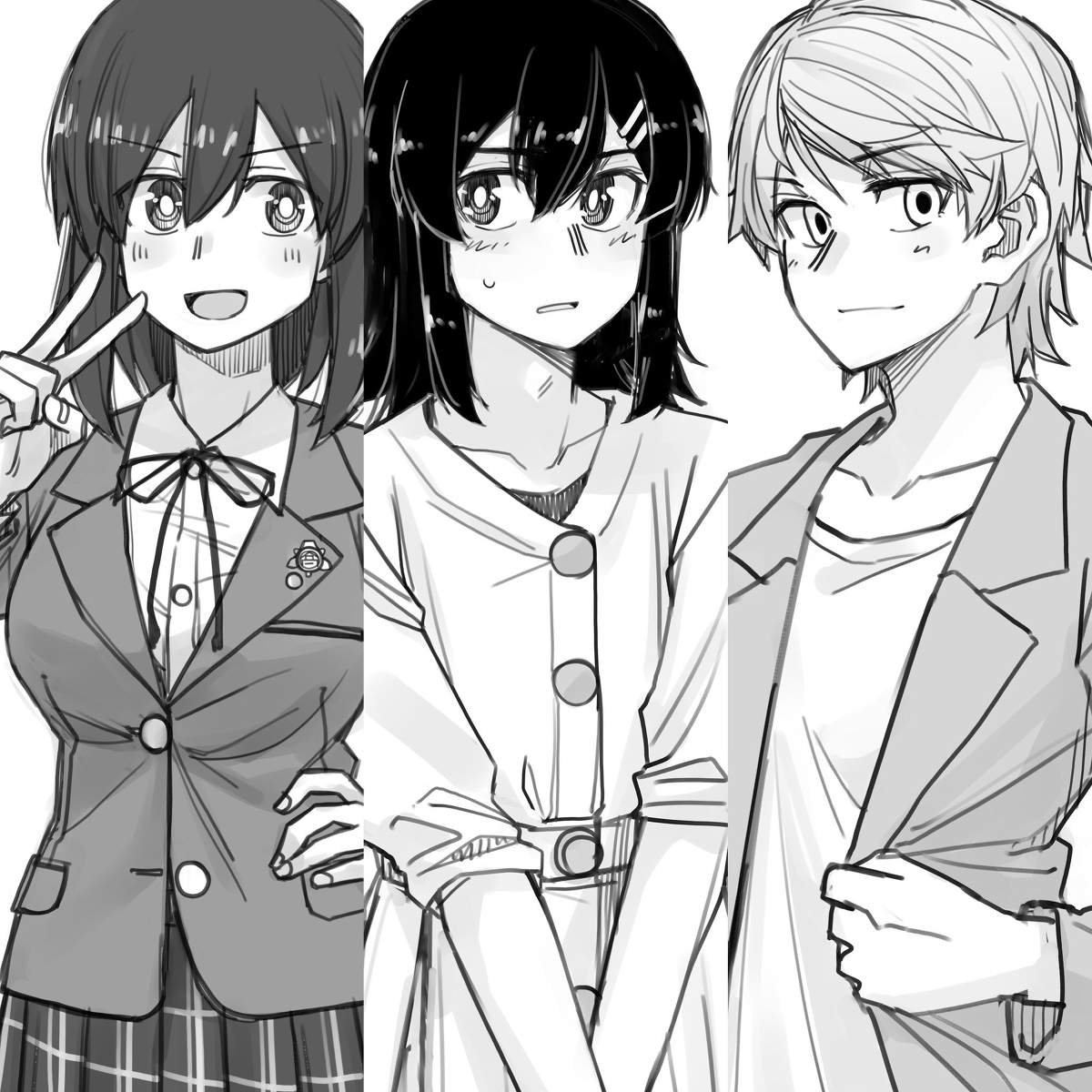 This is a pixiv picture whose title is 主要キャラ設定まとめ.