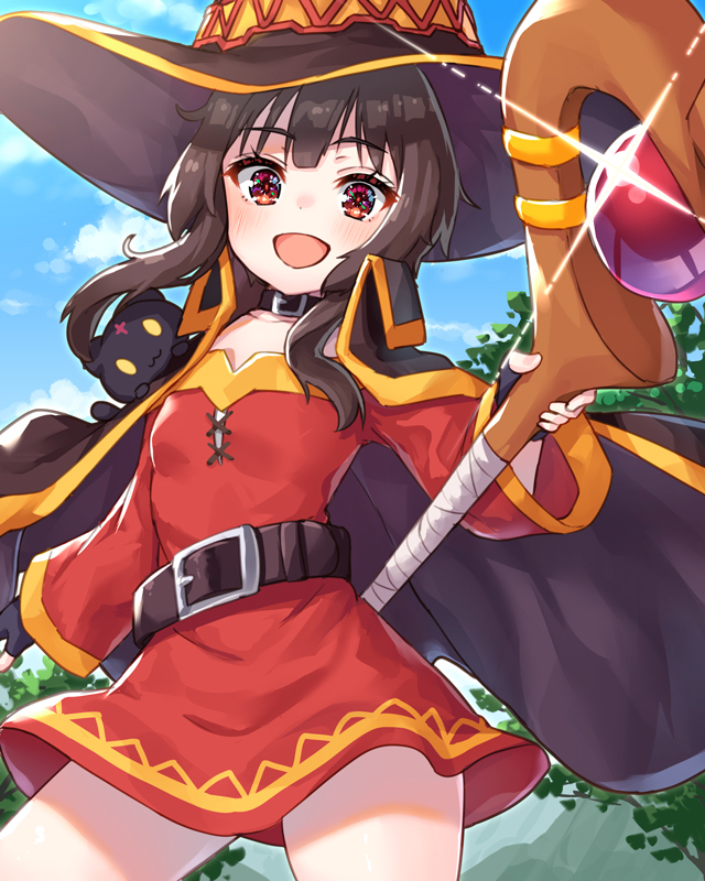 This is a pixiv picture whose title is めぐみん.
