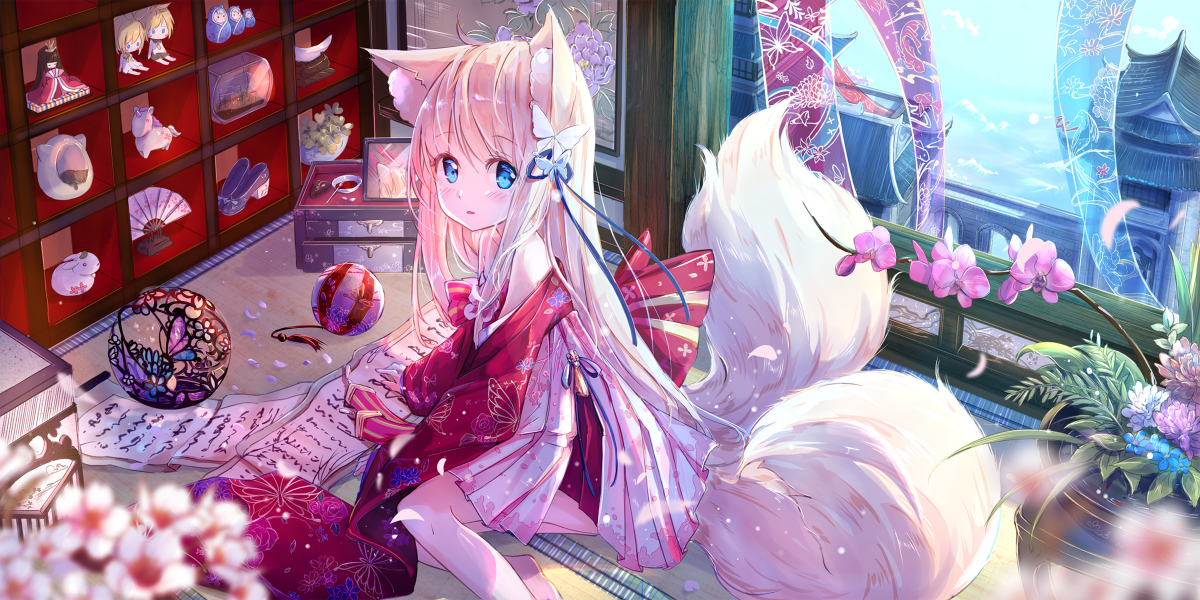 This is a pixiv picture whose title is 天閣.