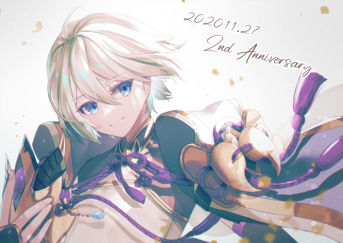 This is a pixiv picture whose title is 祝２周年！.