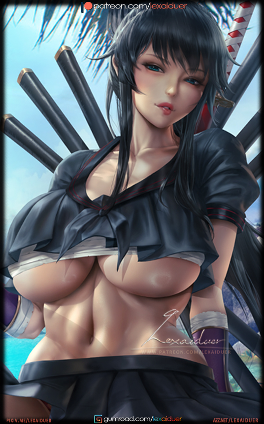 This is a pixiv picture whose title is [Senran Kagura] Homura_Preview.