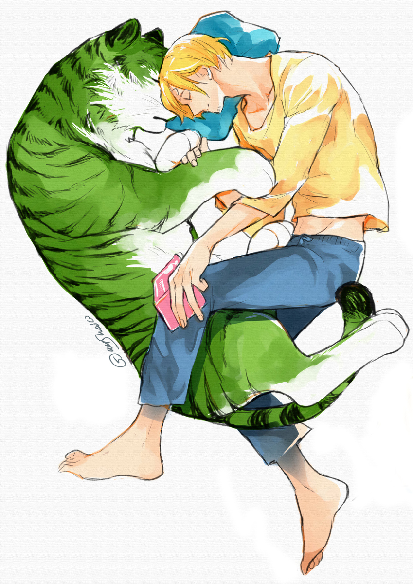 This is a pixiv picture whose title is Tiger Zoro Log01.
