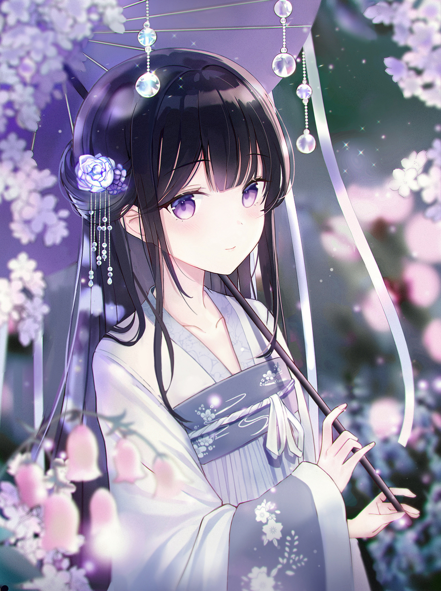 This is a pixiv picture whose title is Violet.