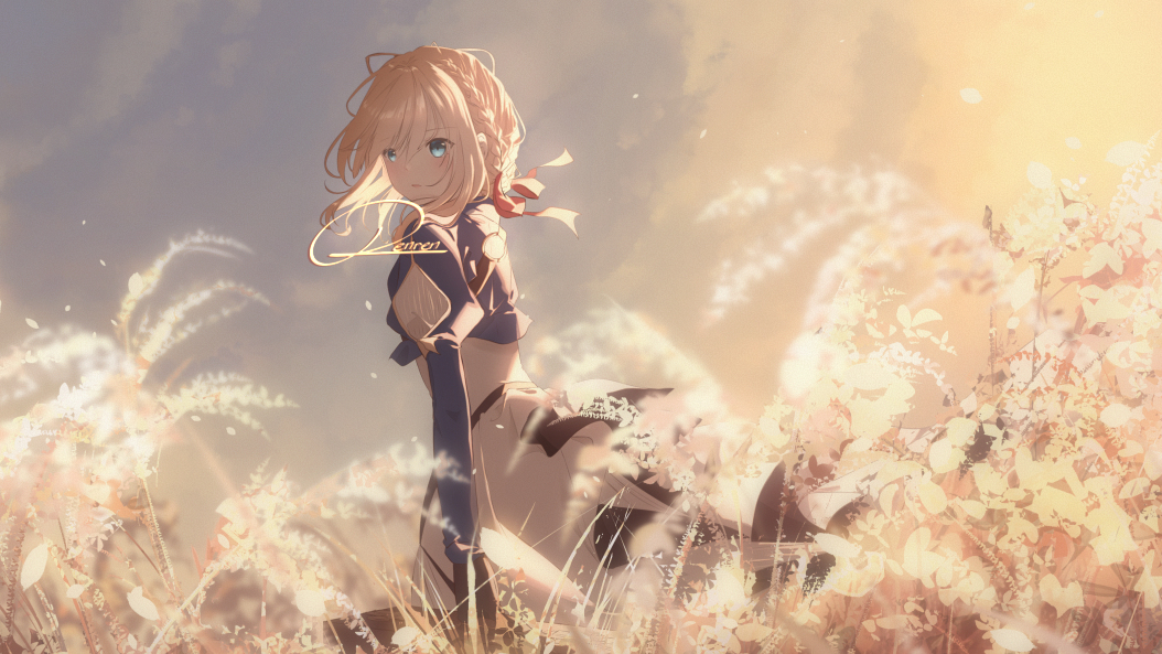This is a pixiv picture whose title is ヴァイオレット・エヴァーガーデン.