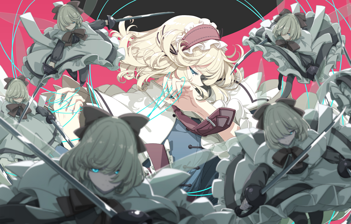 This is a pixiv picture whose title is 斬撃.