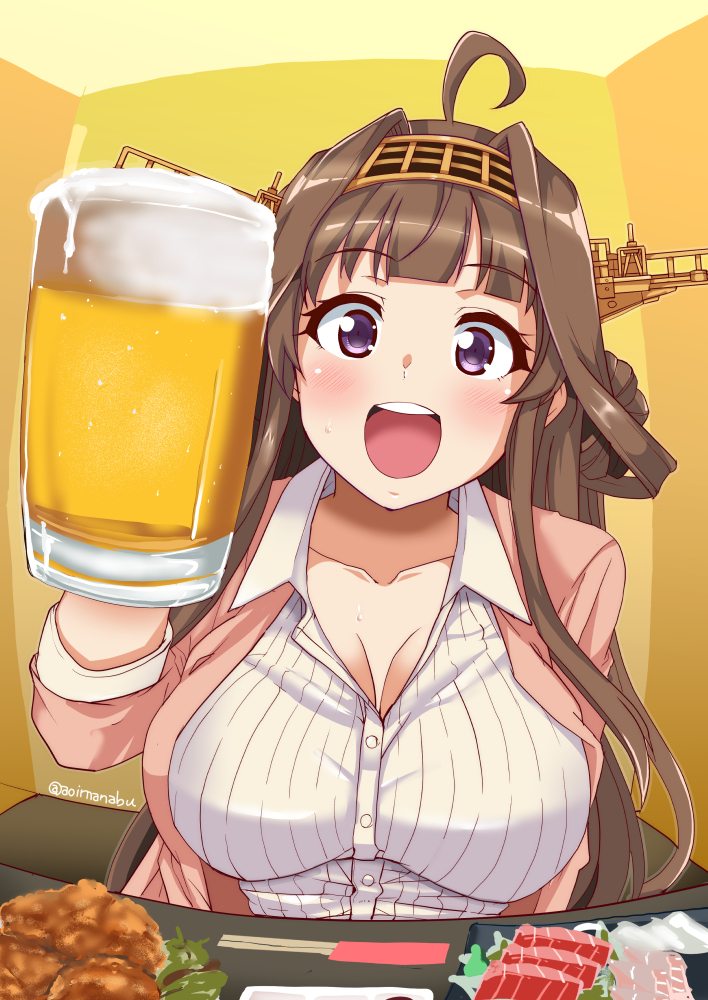 This is a pixiv picture whose title is 金飲み。.