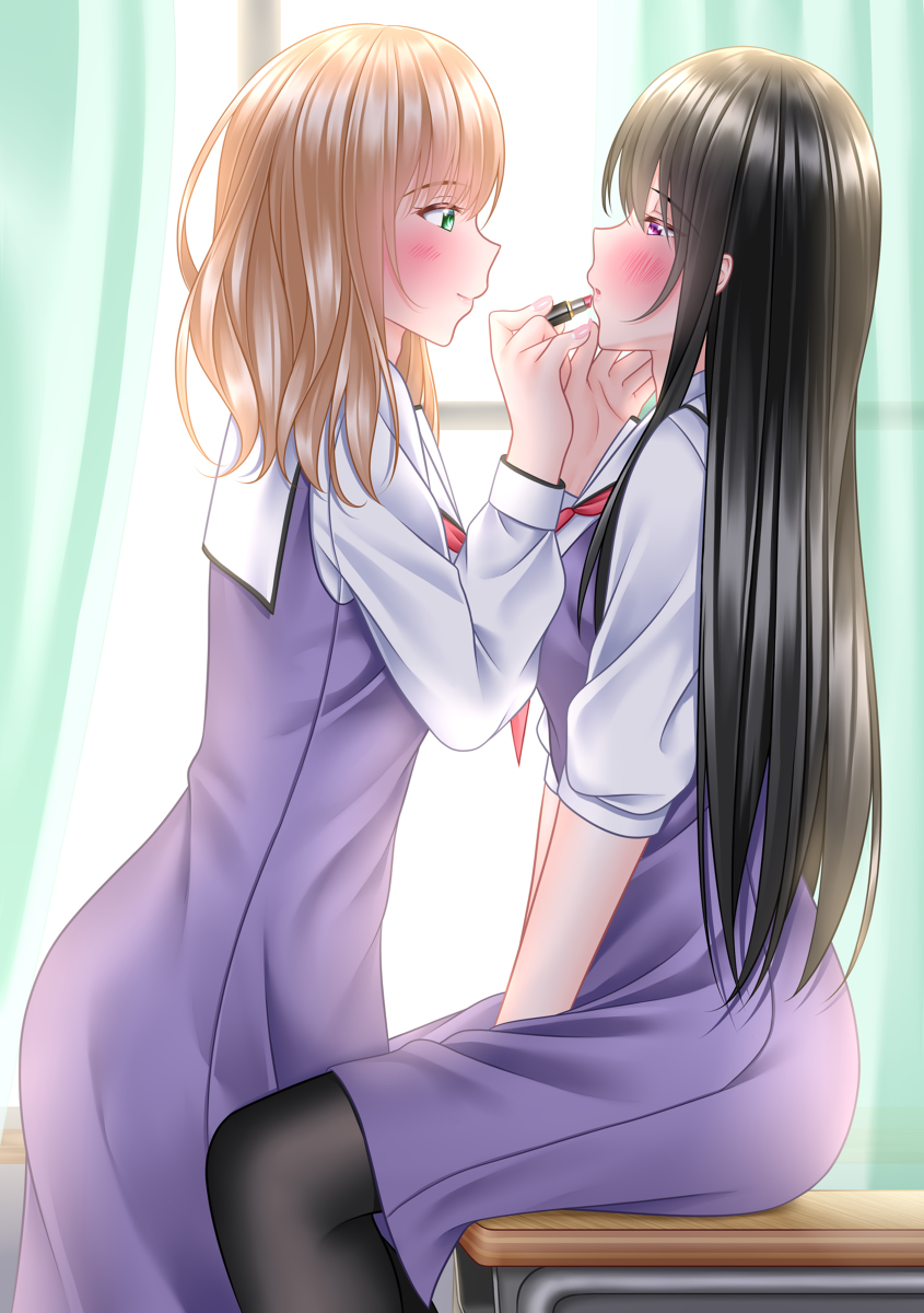 This is a pixiv picture whose title is リップ.
