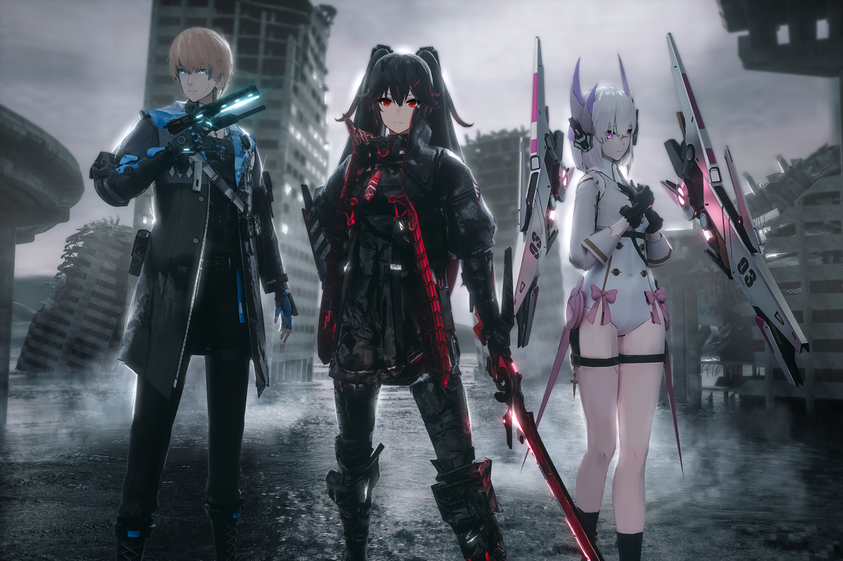 This is a pixiv picture whose title is 战双一周年贺图.