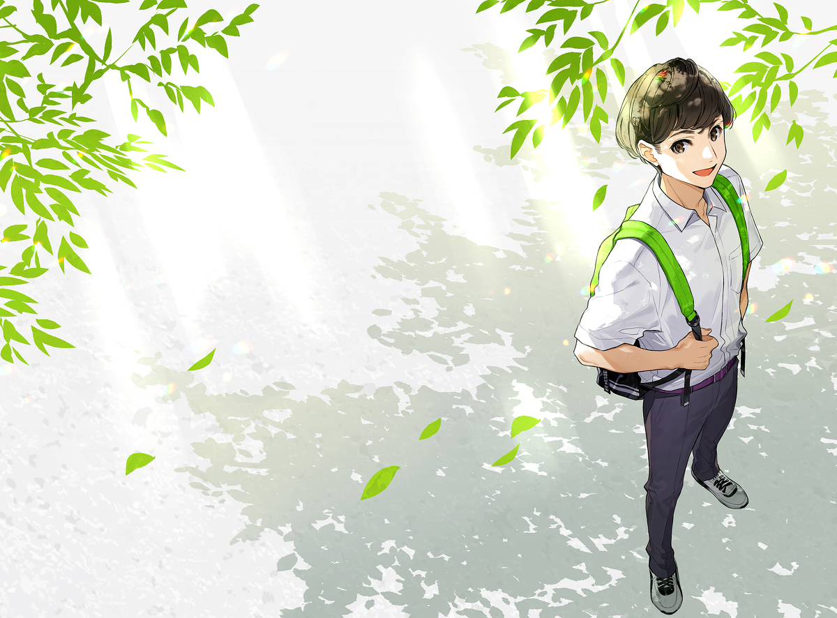 This is a pixiv picture whose title is 🌿.