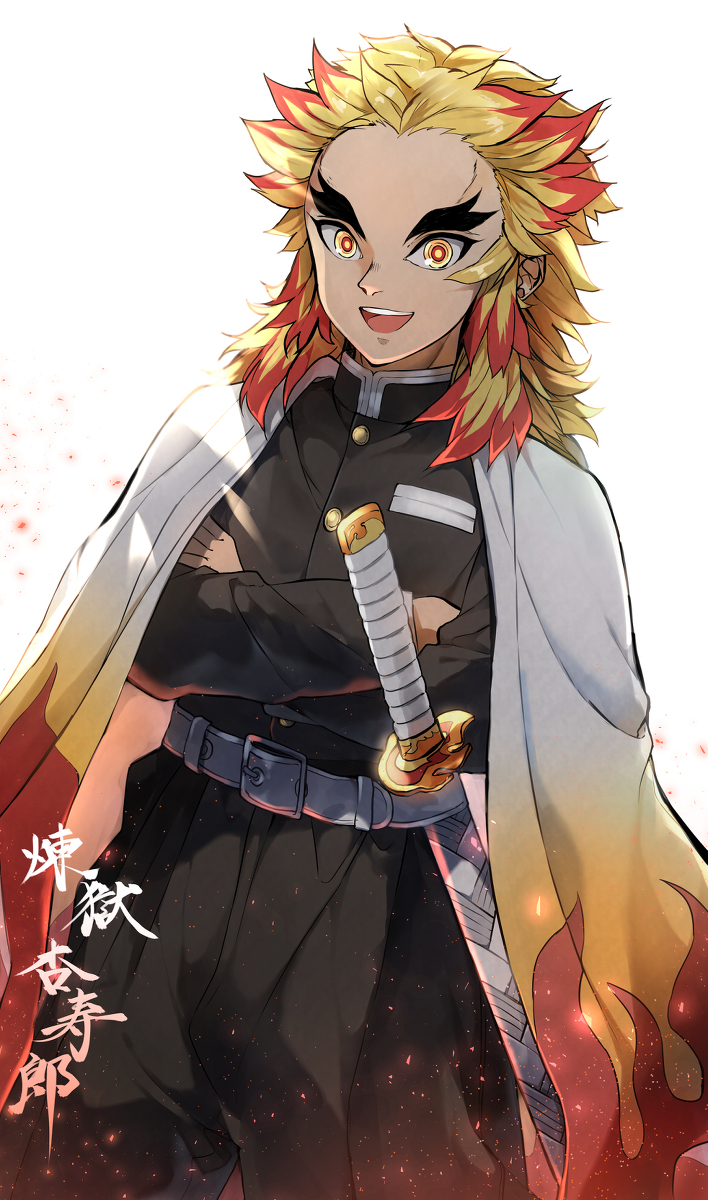 This is a pixiv picture whose title is 煉獄さん.