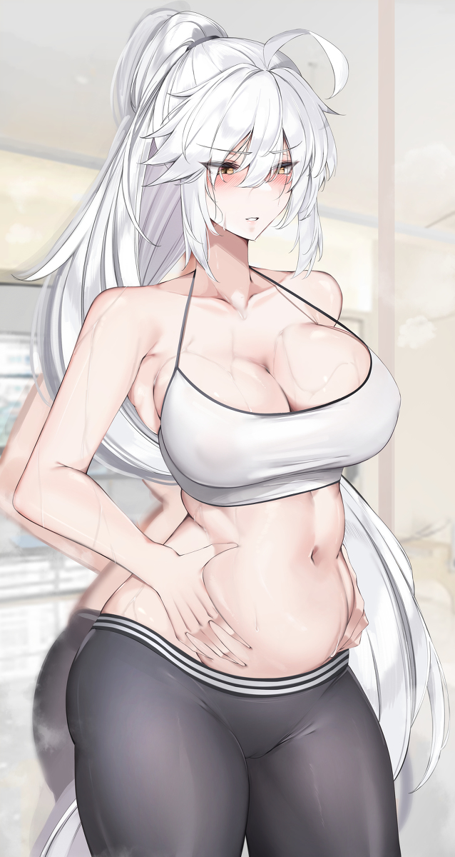 This is a pixiv picture whose title is ダイエット運動したオルタちゃん.