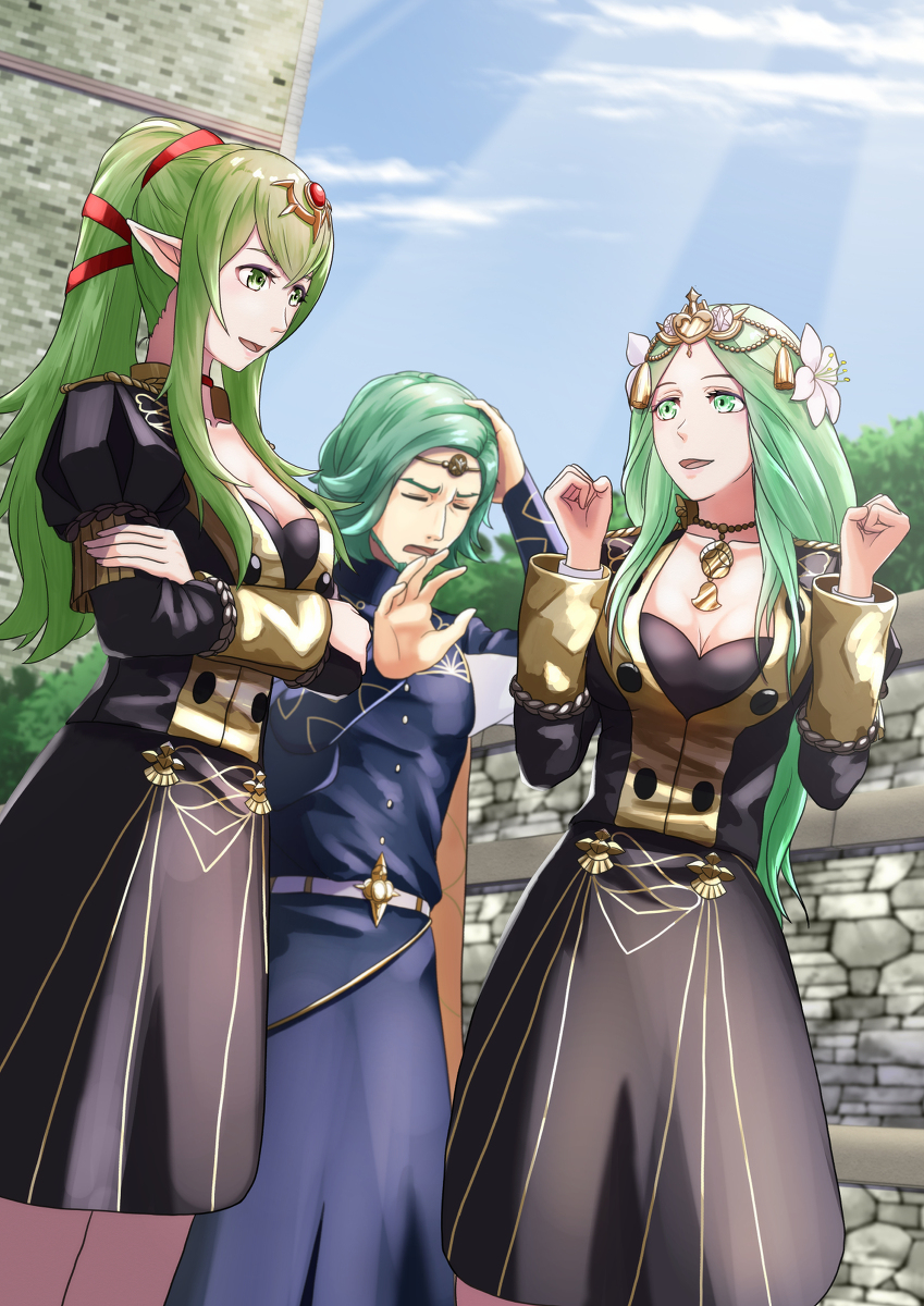 This is a pixiv picture whose title is ガルグ＝マク留学中Twitterまとめ３.
