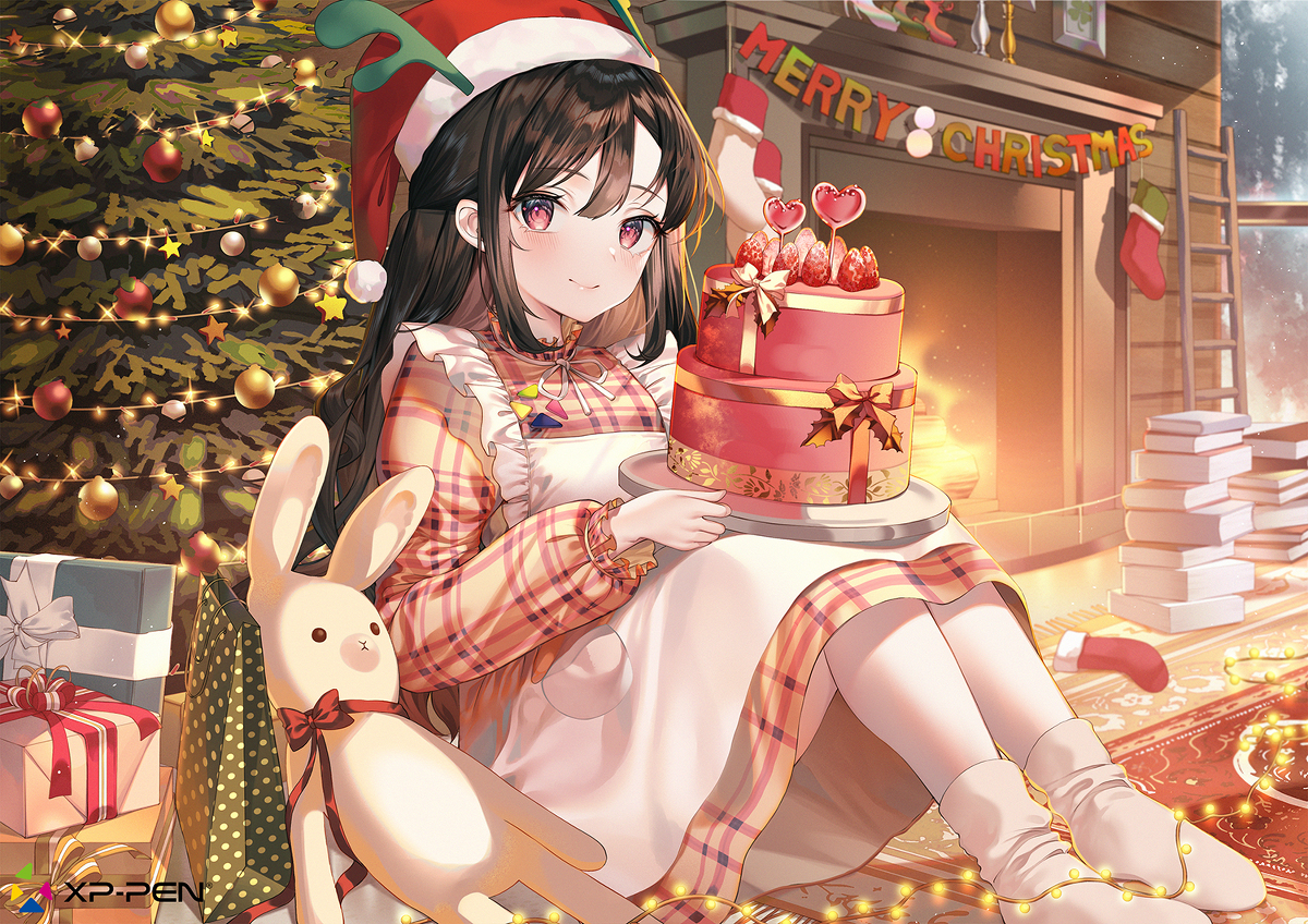 This is a pixiv picture whose title is 暖かいクリスマス🎄✨.