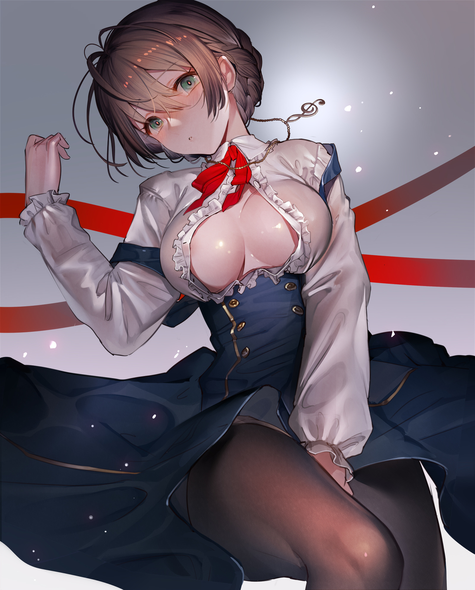 This is a pixiv picture whose title is 歌織さん.